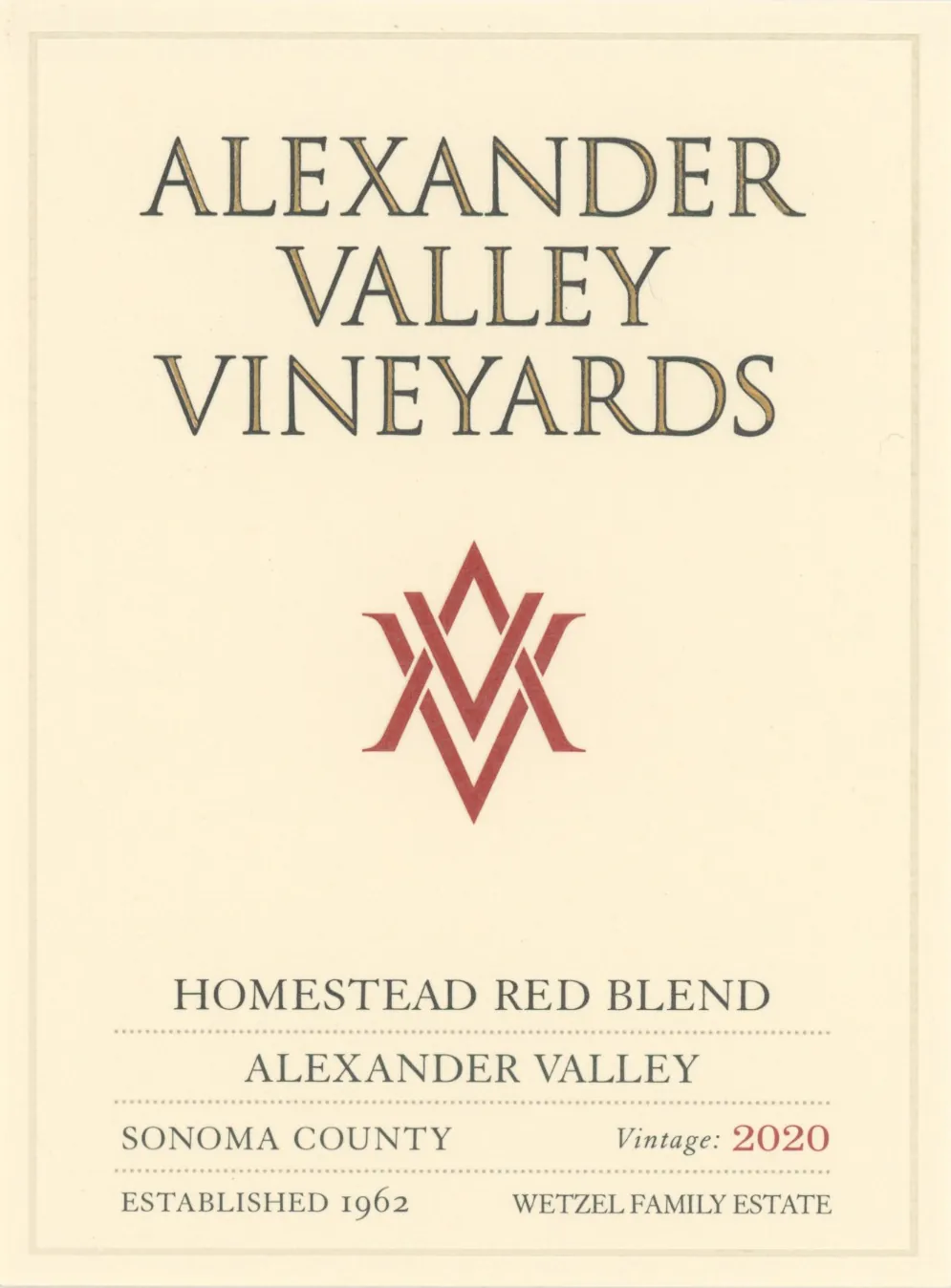 Homestead Red Bottle