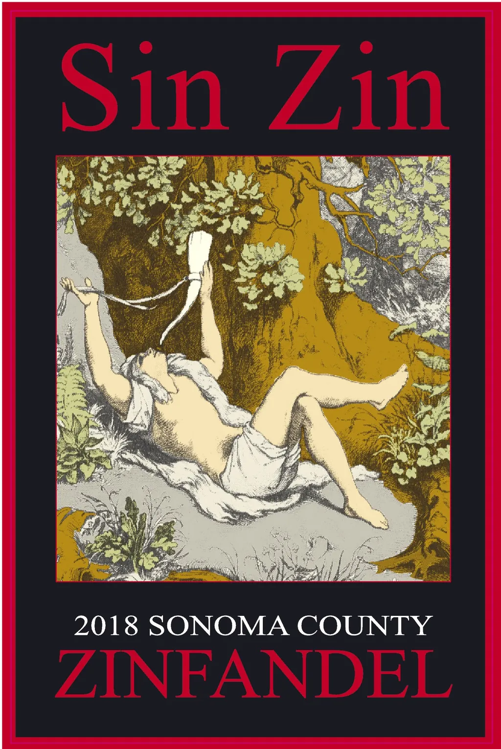 Sin Zin Zinfandel Bottle