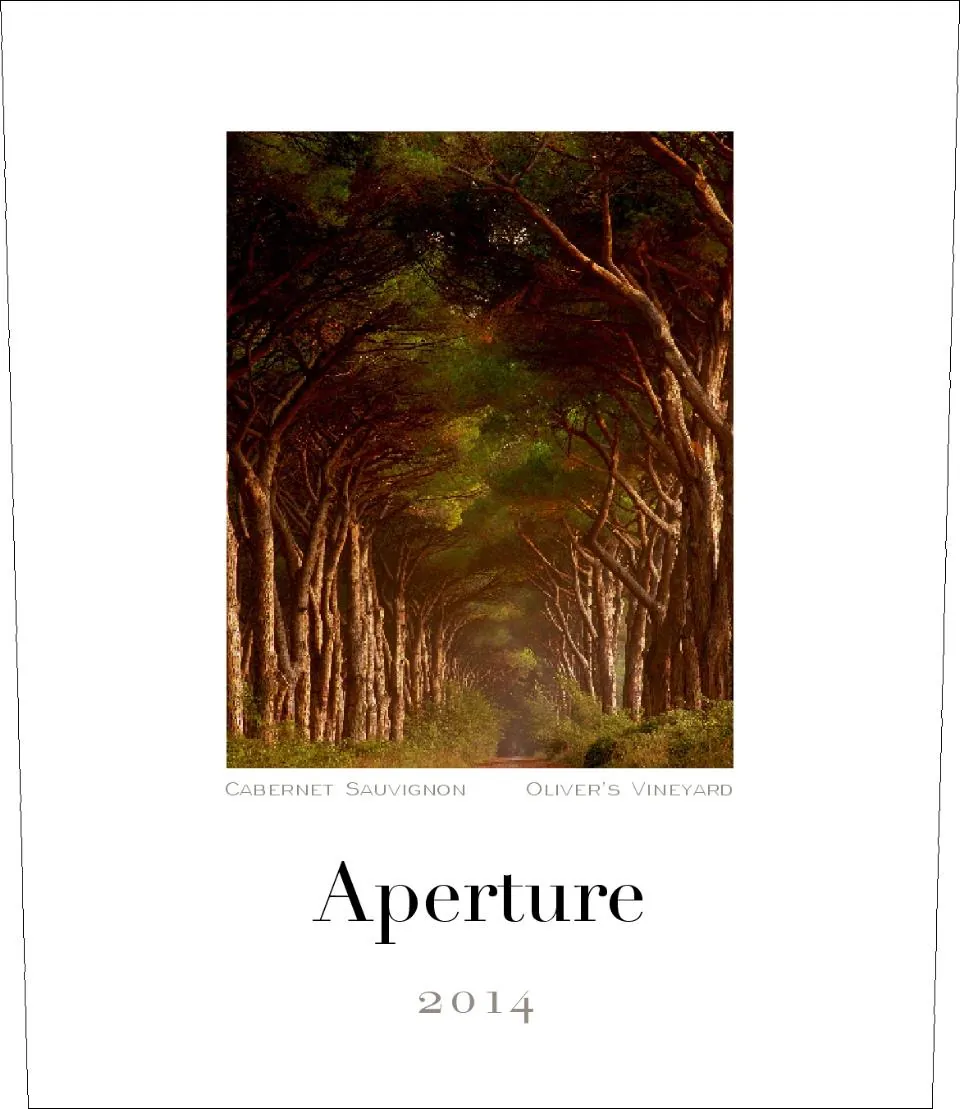 Aperture Oliver Ranch Vineyard Cabernet Sauvignon Bottle