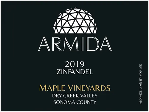 Maple Vineyard Zinfandel Bottle