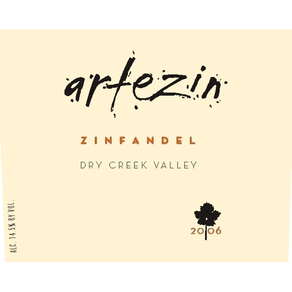 Dry Creek Zinfandel Bottle