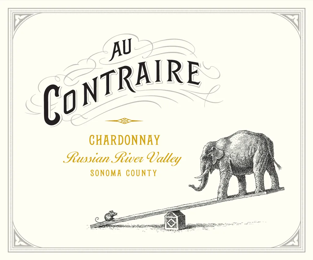Russian River Chardonnay Bottle