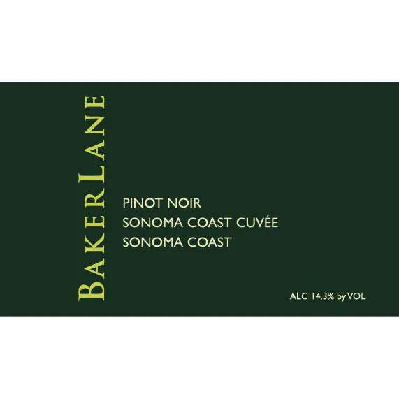 Sonoma Coast Cuvee Pinot Noir Bottle