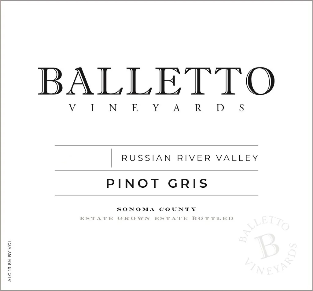 Pinot Gris Bottle