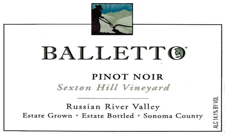 Sexton Hill Vineyard Pinot Noir Bottle