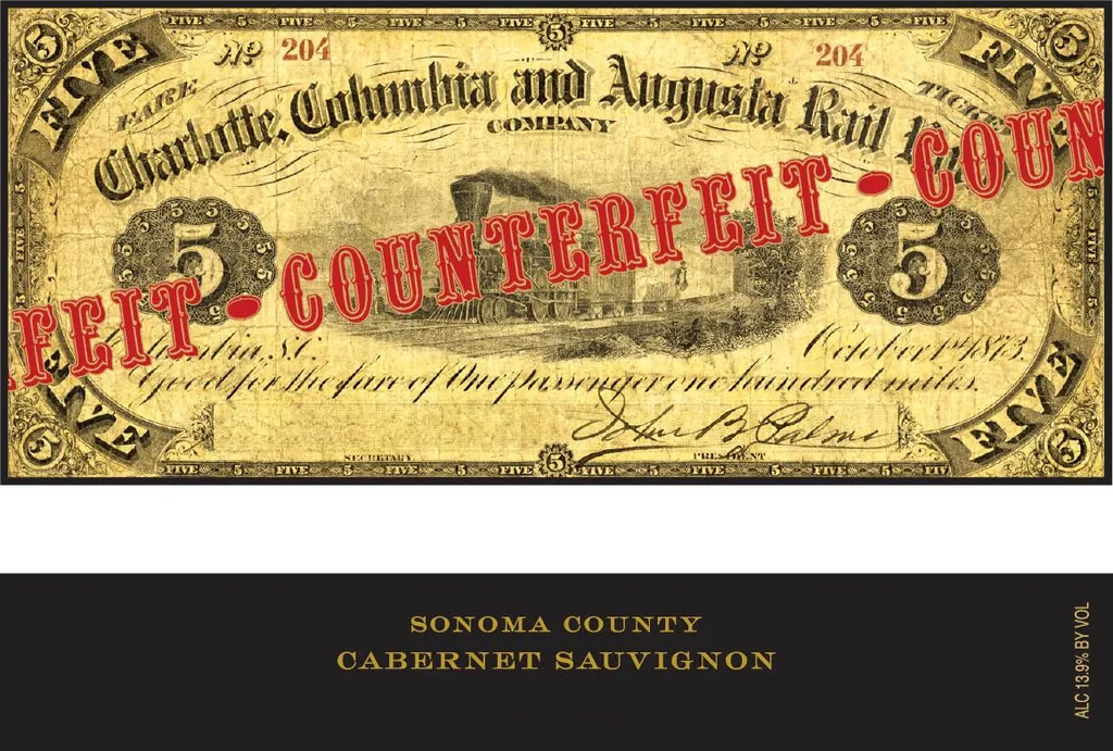 Counterfeit Cabernet Sauvignon Bottle