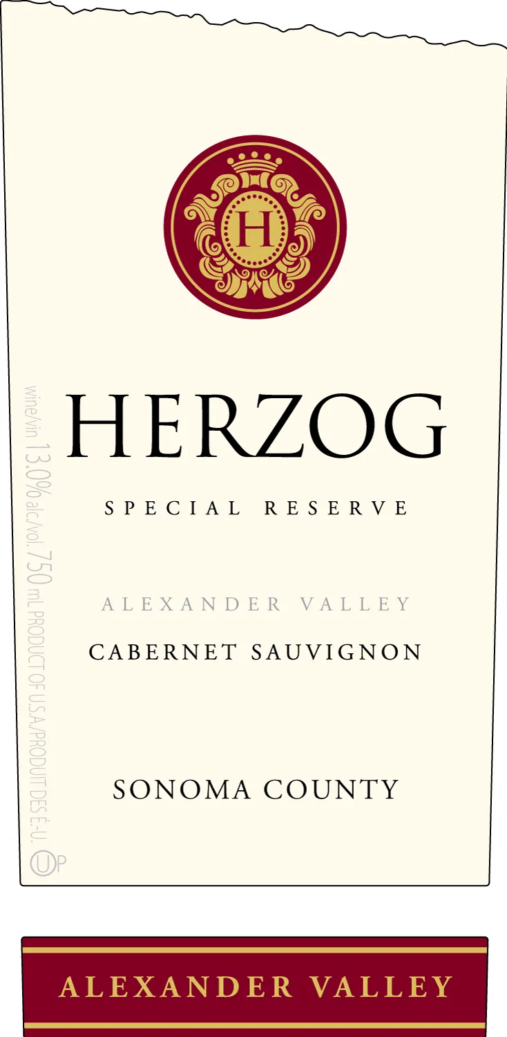 Alexander Valley Special Reserve Cabernet Sauvignon Bottle
