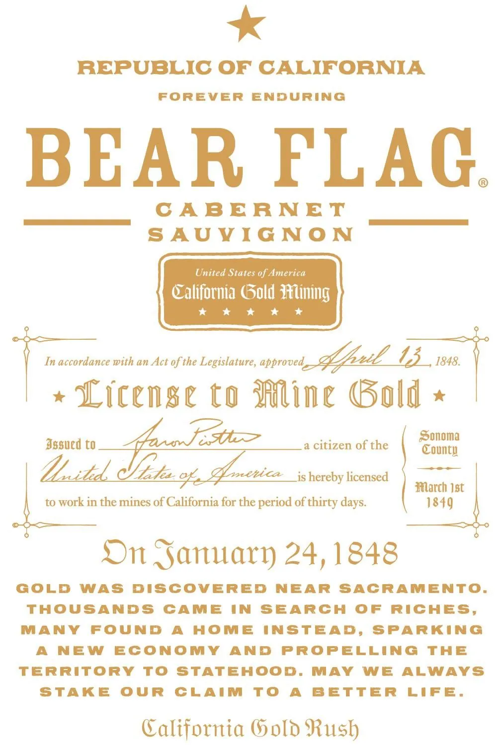 Cabernet Sauvignon Bottle