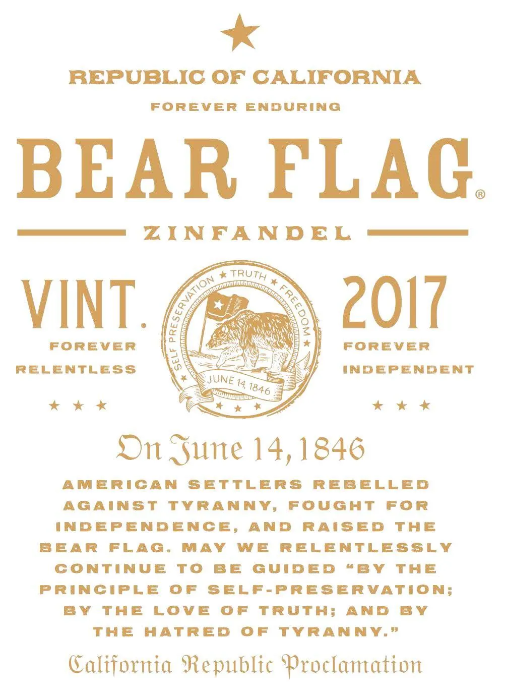 Zinfandel Bottle