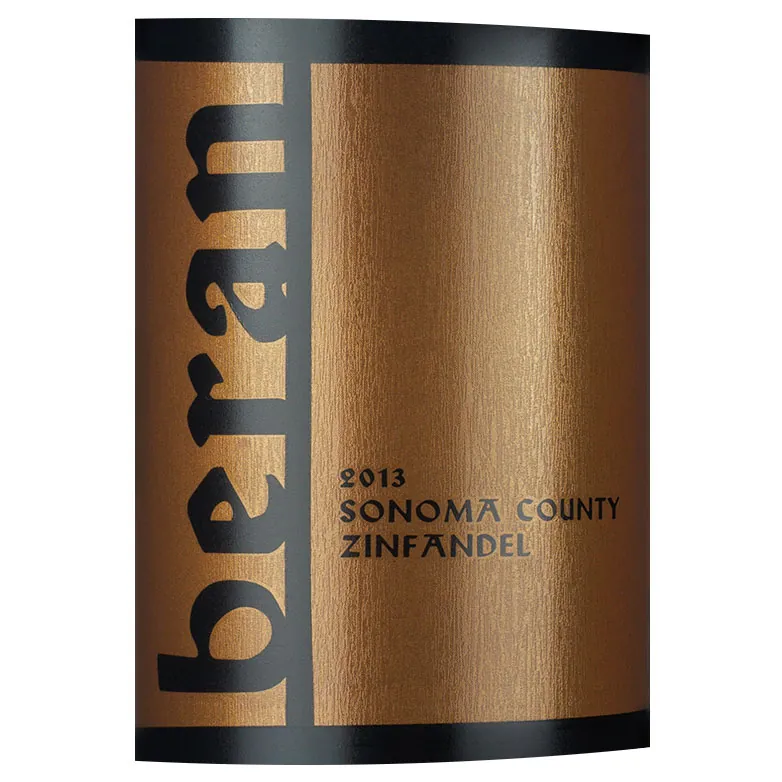 Sonoma County Zinfandel Bottle