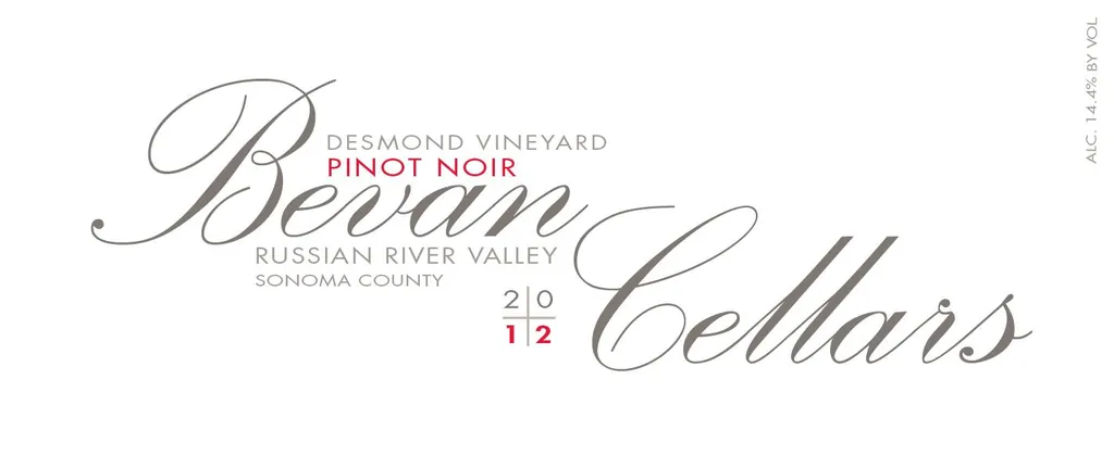 Black Eye Bill Desmond Vineyard Pinot Noir Bottle