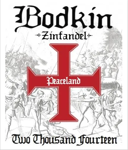 PeaceLand Vineyard Zinfandel Bottle