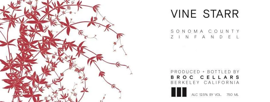 Vine Starr Zinfandel Bottle