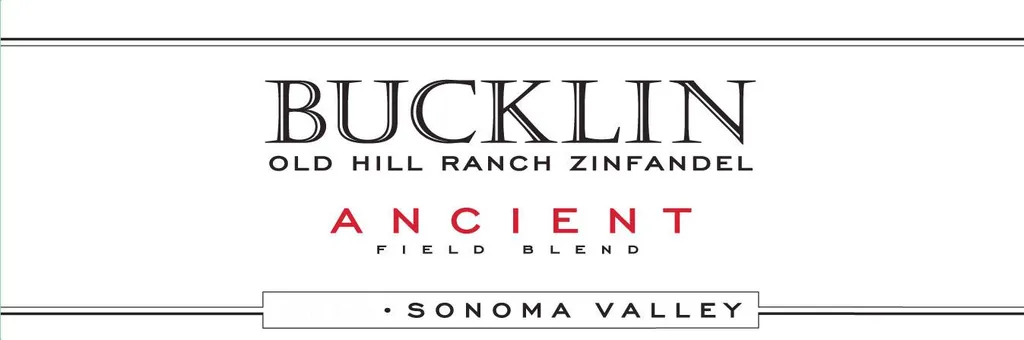 Old Hill Ranch Ancient Field Blend Bottle