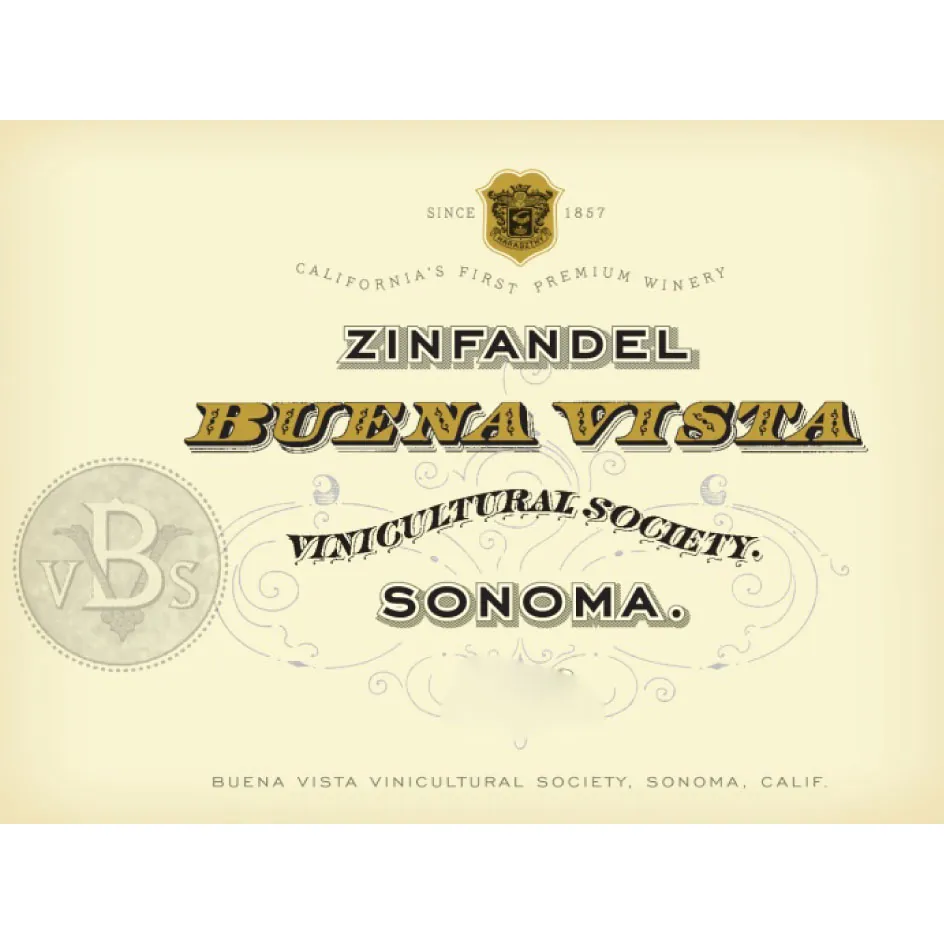Sonoma Zinfandel Bottle