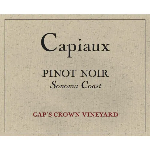 Gap Crown Vineyard Pinot Noir Bottle