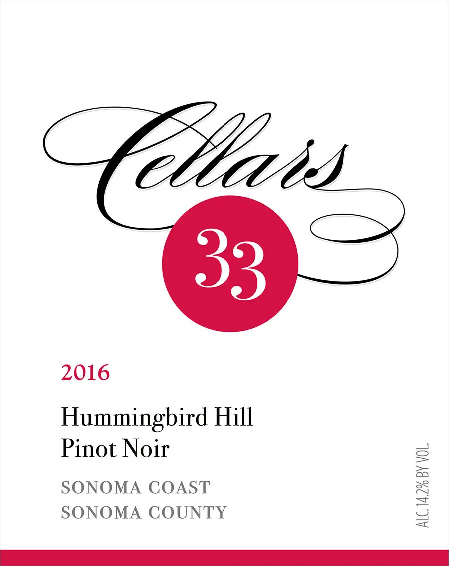 Hummingbird Hill Vineyard Pinot Noir Bottle