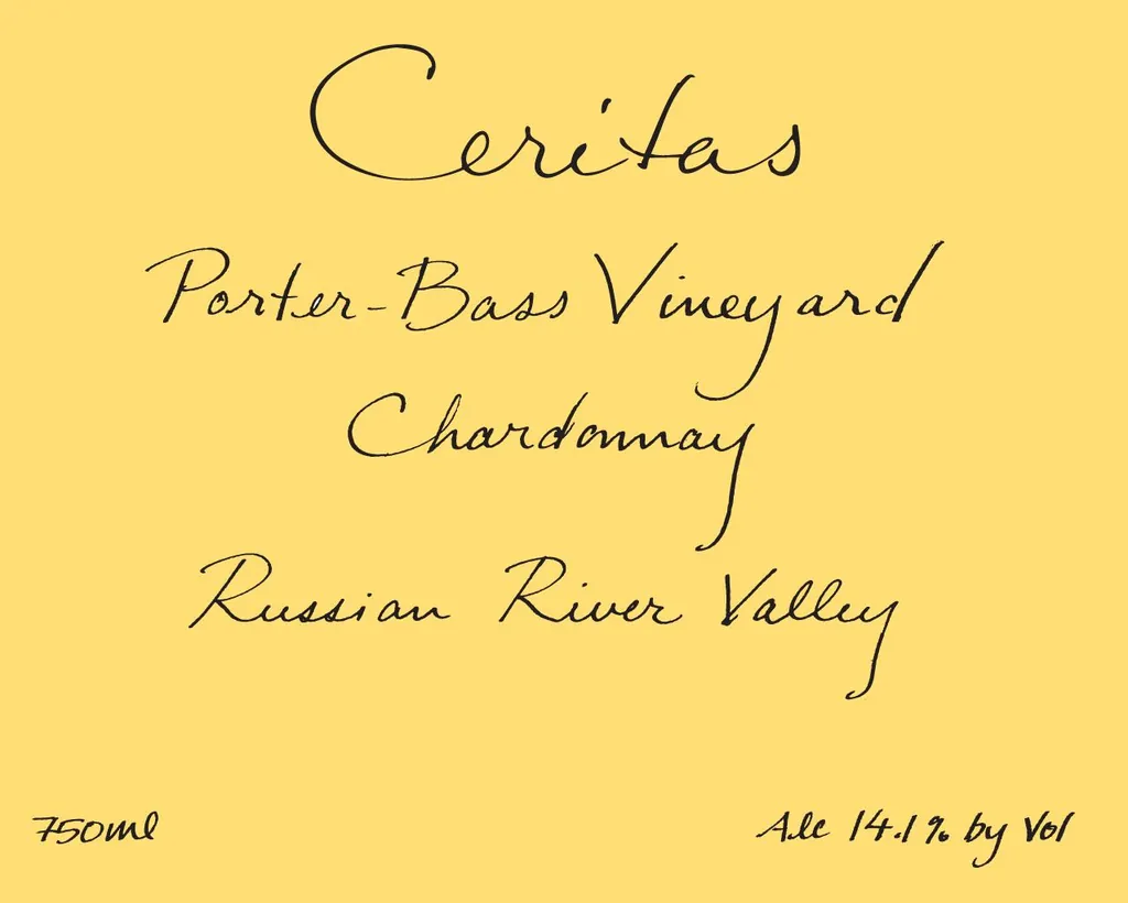Porter Bass Vineyard Chardonnay Bottle