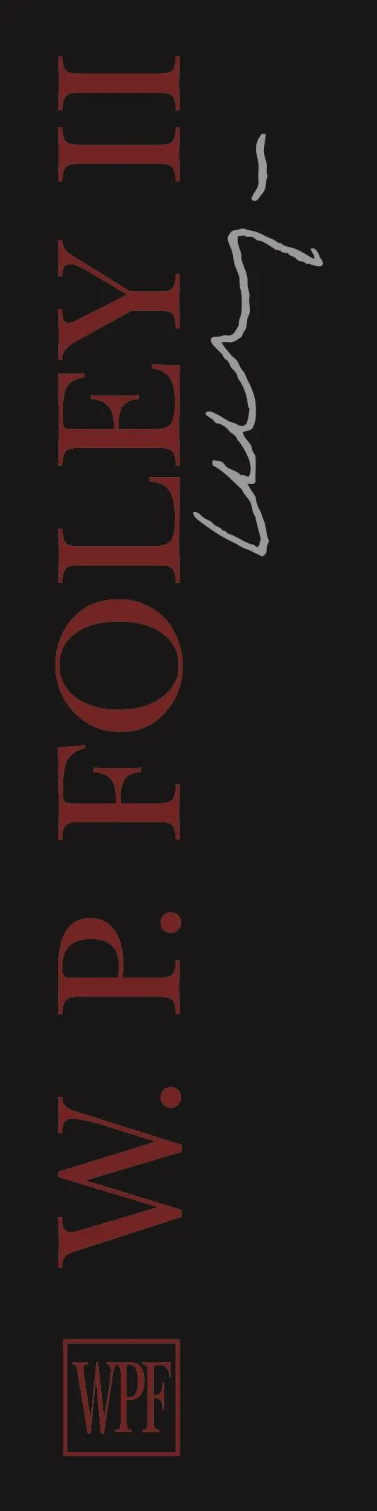 W.P. Foley II Bottle