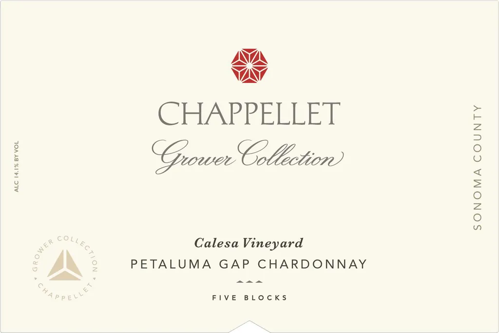 Grower Collection Calesa Vineyard Chardonnay Bottle