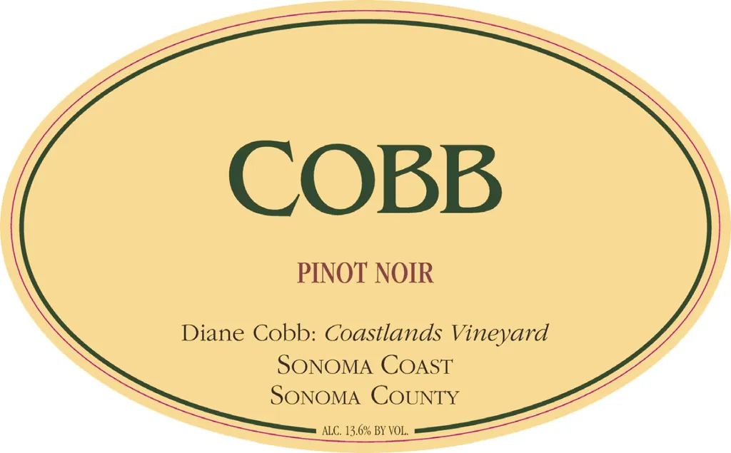 Coastlands Vineyard Diane Cobb Pinot Noir Bottle
