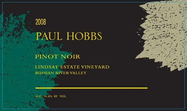 Lindsay Estate Vineyard Pinot Noir Bottle
