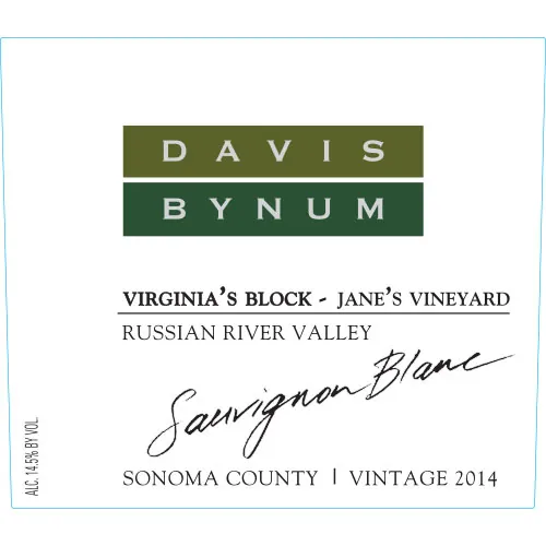Jane's Vineyard Sauvignon Blanc Bottle