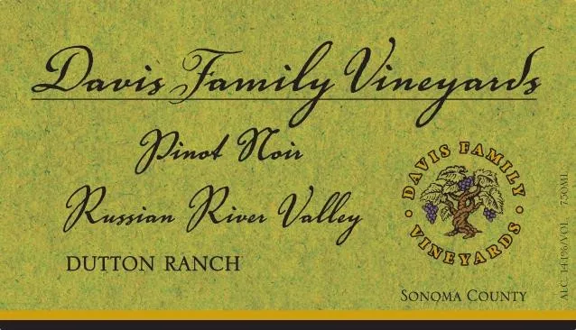 Dutton Ranch Pinot Noir Bottle