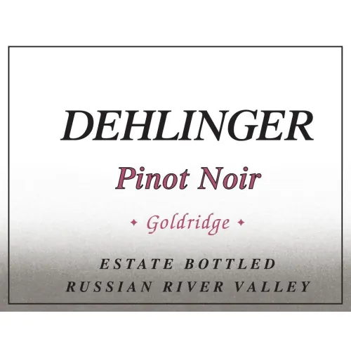 Goldridge Pinot Noir Bottle
