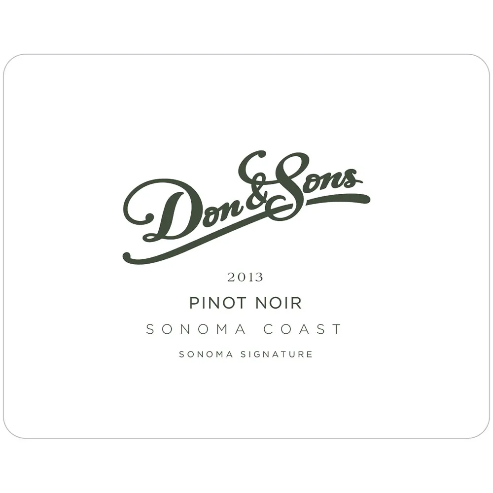Sonoma Coast Pinot Noir Bottle