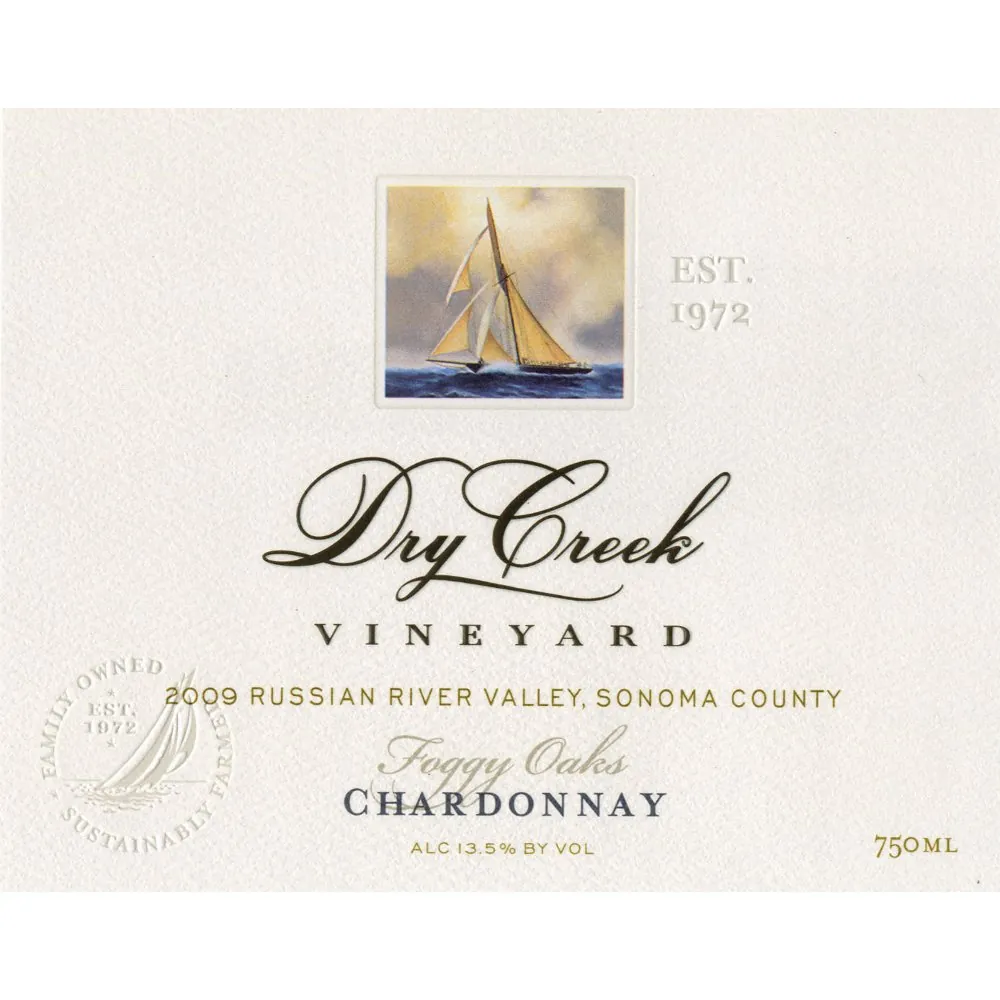 Foggy Oaks Russian River Valley Chardonnay Bottle