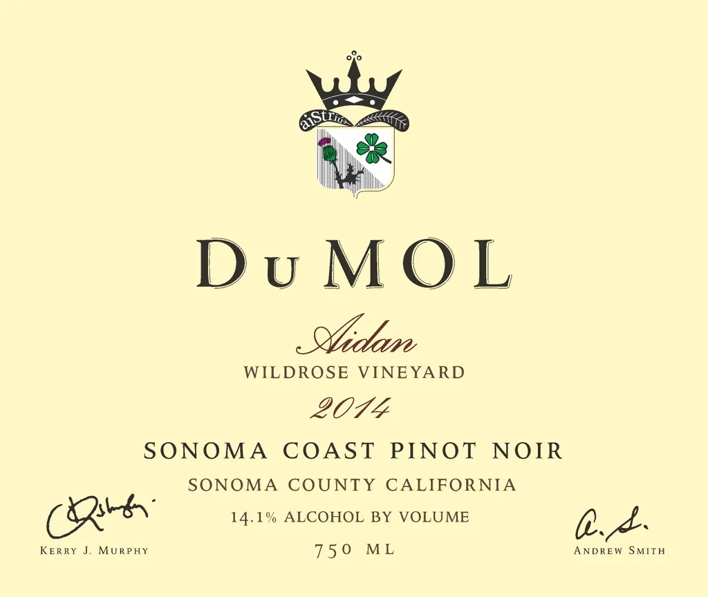 Aidan Wildrose Pinot Noir Bottle