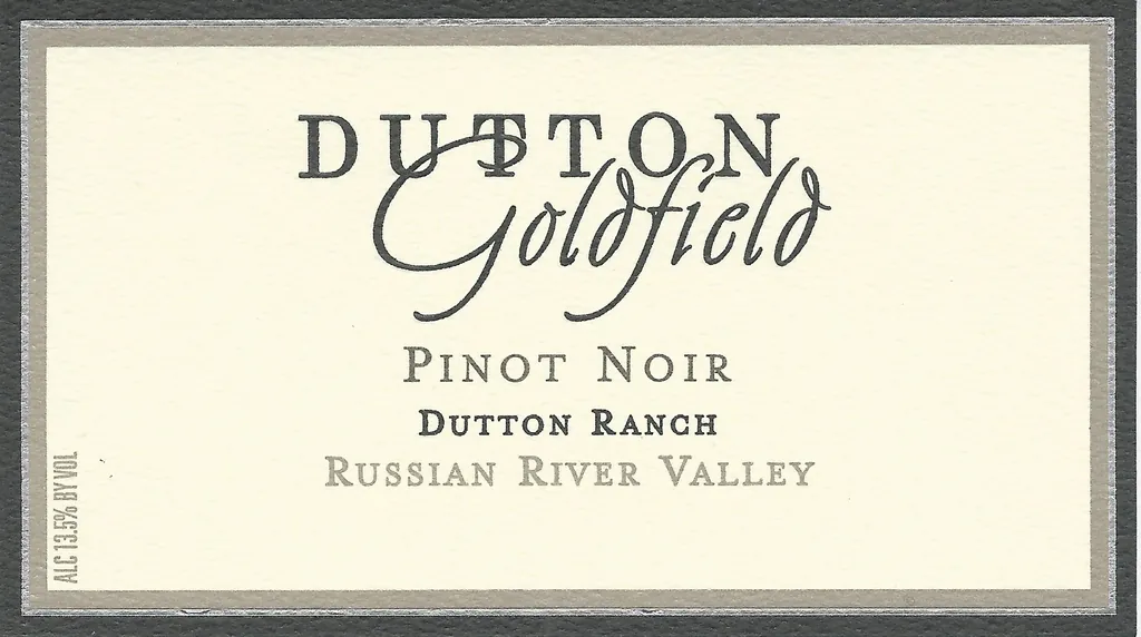Dutton Ranch Pinot Noir Bottle