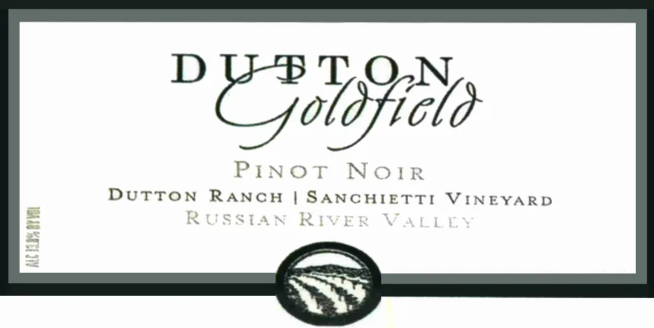 Sanchietti Vineyard Pinot Noir Bottle