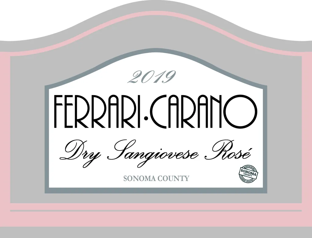 Dry Sangiovese Rose Bottle