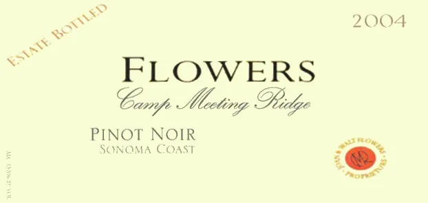 Camp Meeting Ridge Pinot Noir Bottle