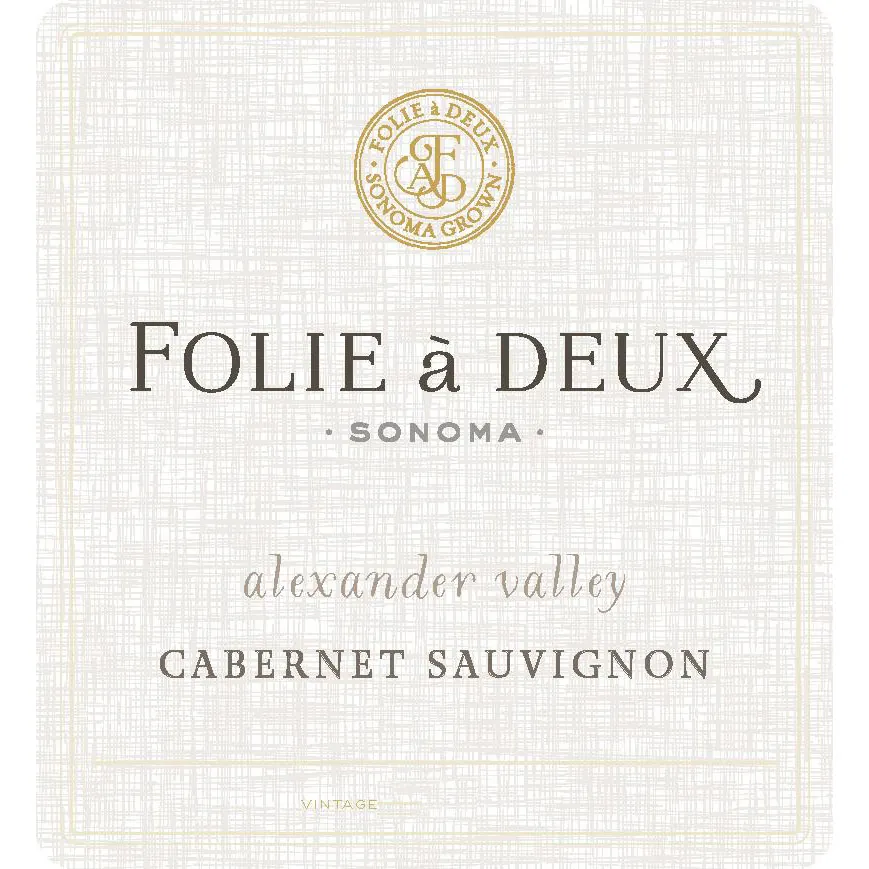 Alexander Valley Cabernet Sauvignon Bottle