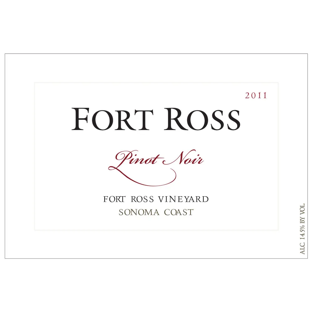 Sonoma Coast Pinot Noir Bottle