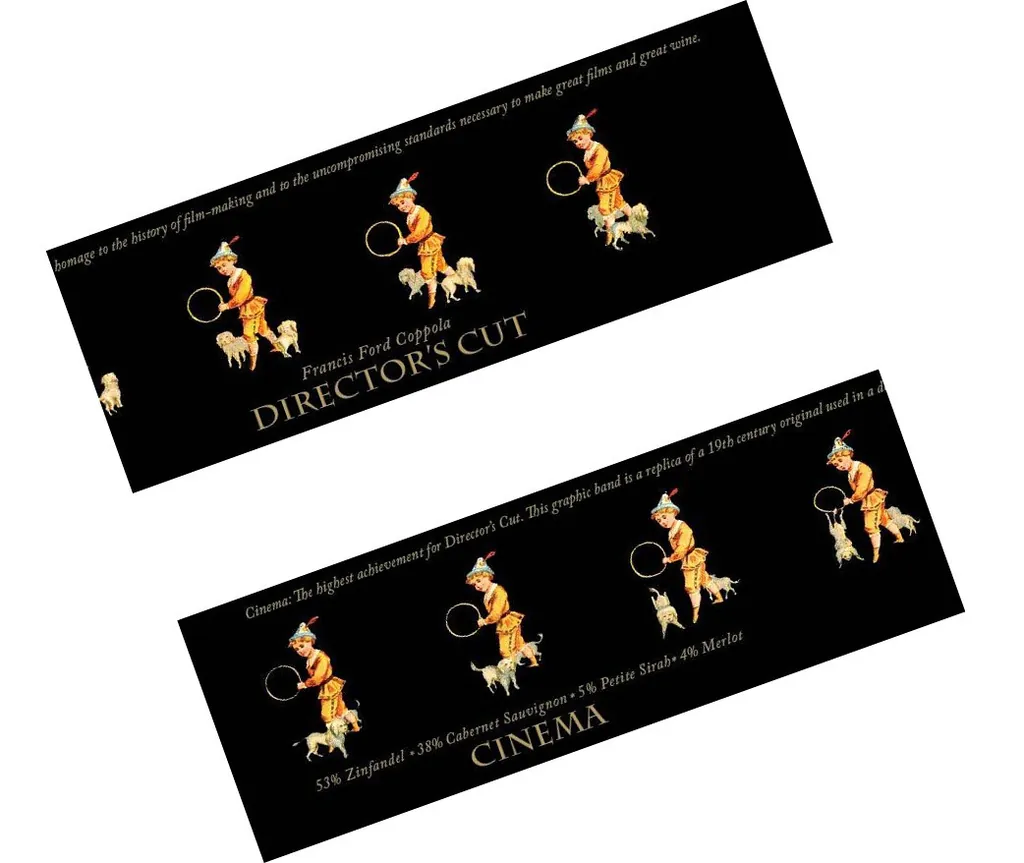 Director's Cut Cinema Red Blend Bottle