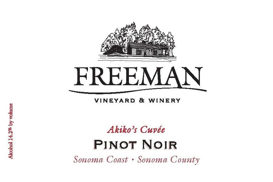 Akiko's Cuvee Pinot Noir Bottle