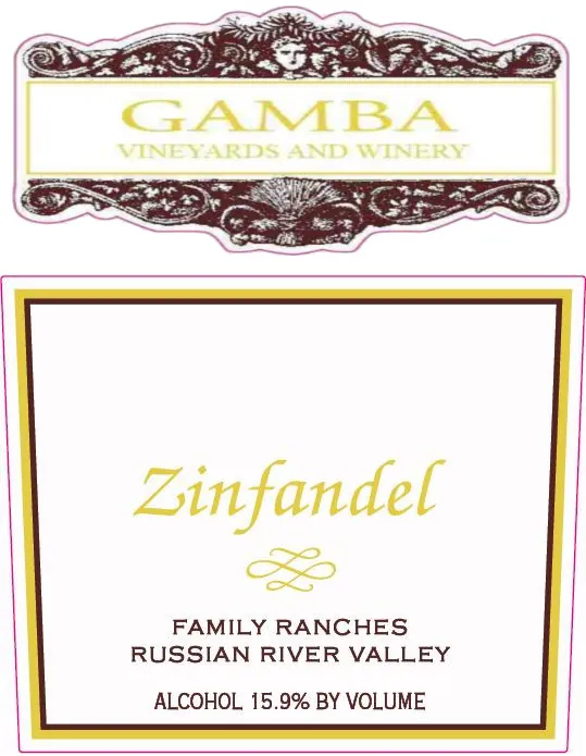 Family Ranches Zinfandel Bottle