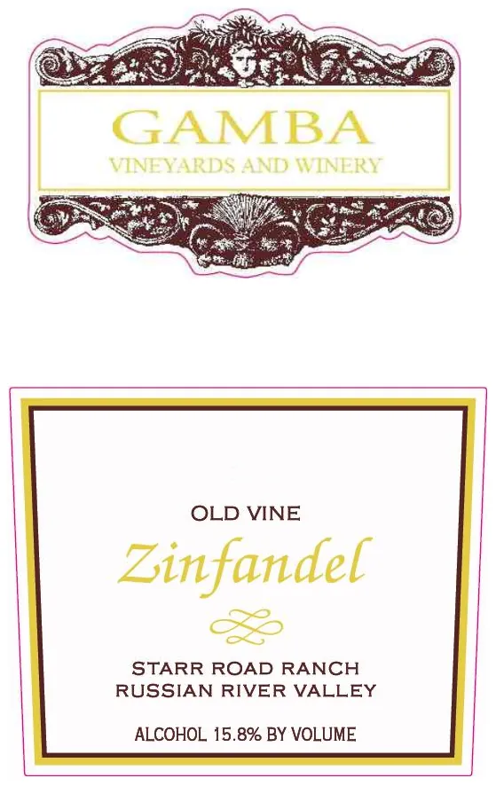 Starr Road Ranch Zinfandel Bottle