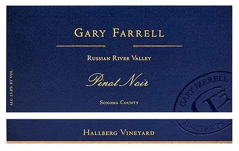 Hallberg Vineyard Pinot Noir Bottle