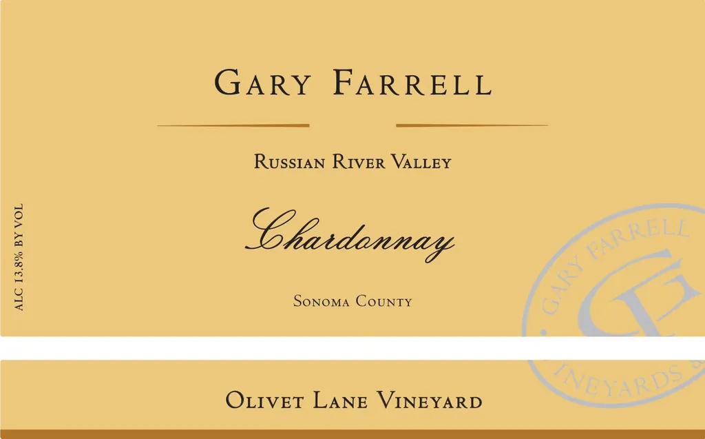 Olivet Lane Chardonnay Bottle