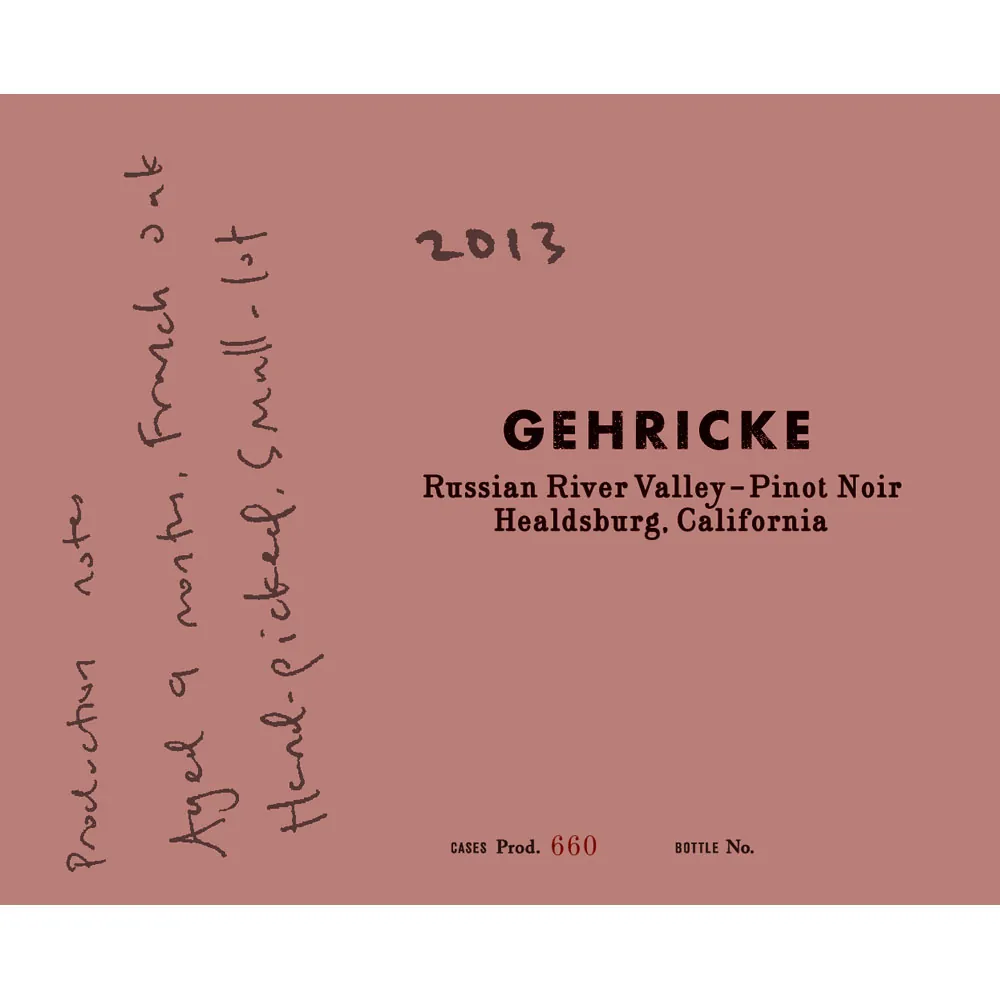 Russian River Valley Pinot Noir Bottle