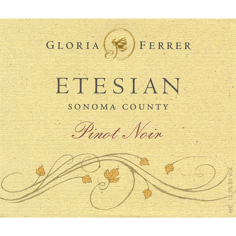 Etesian Pinot Noir Bottle