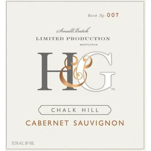 Chalk Hill Cabernet Sauvignon Bottle