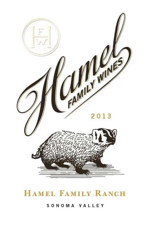 Hamel Family Ranch Red Wine Bottle