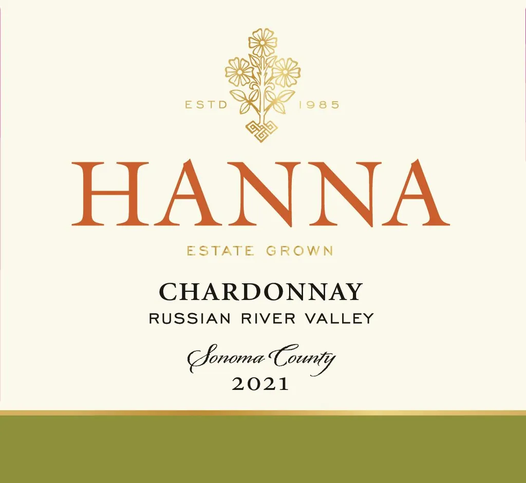 Hanna Chardonnay Bottle
