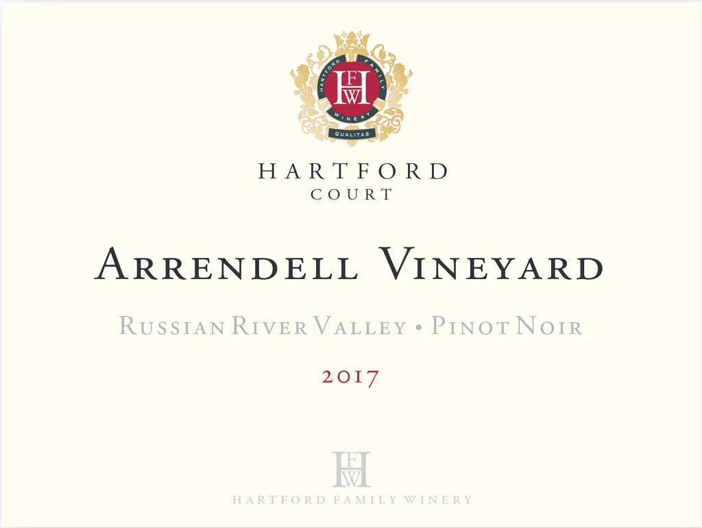 Arrendell Vineyard Pinot Noir Bottle